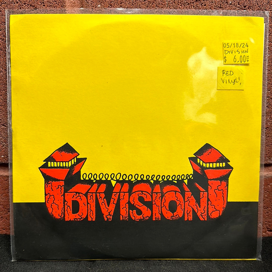 Used Vinyl: Division "Division EP" 7" (Red vinyl)