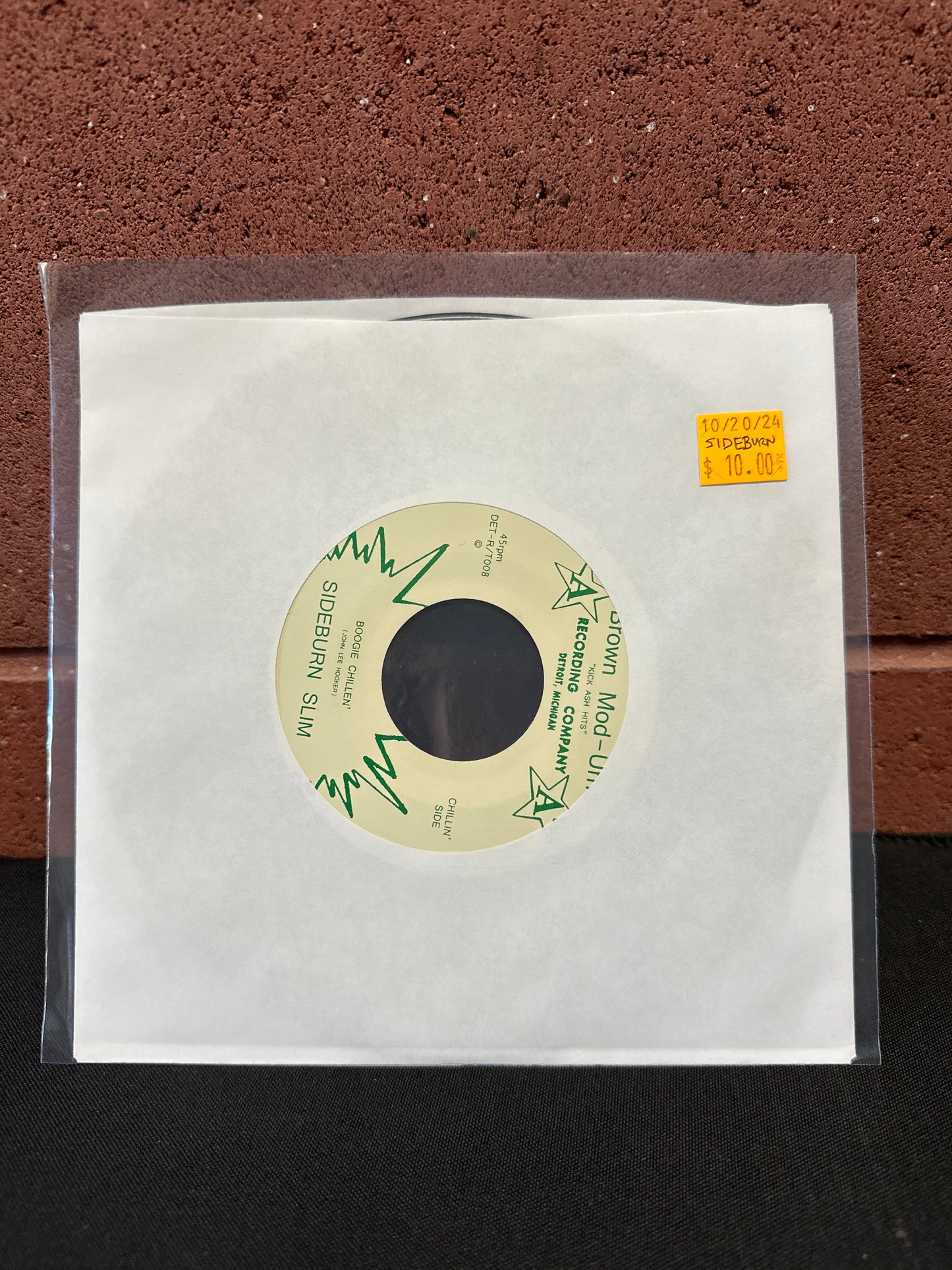 Used Vinyl: Sideburn Slim "Boogie Chillen' / Highway 61" 7"