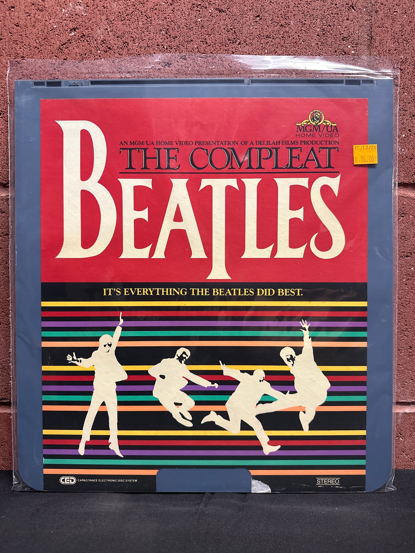 Used Video Disc: The Beatles "The Compleat Beatles" RCA SelectaVision Video Disc