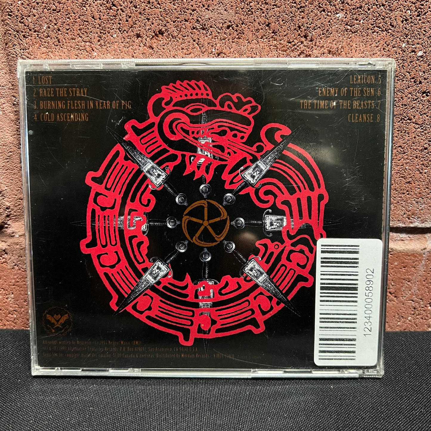 Used CD: Neurosis "Enemy Of The Sun" CD (1993 Press - Sealed!)