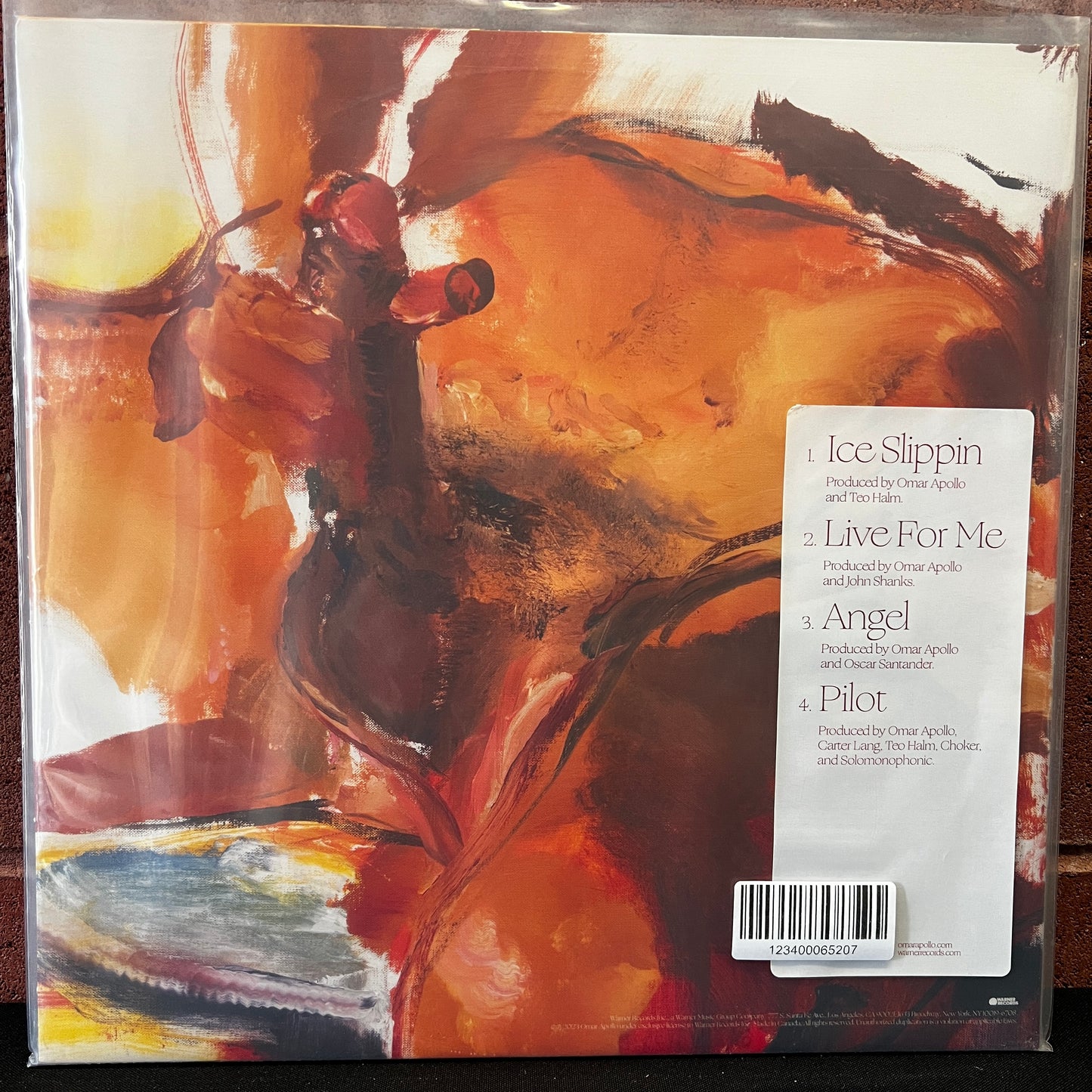 Used Vinyl: Omar Apollo "Live For Me" LP (2023 Press - Brown Vinyl)