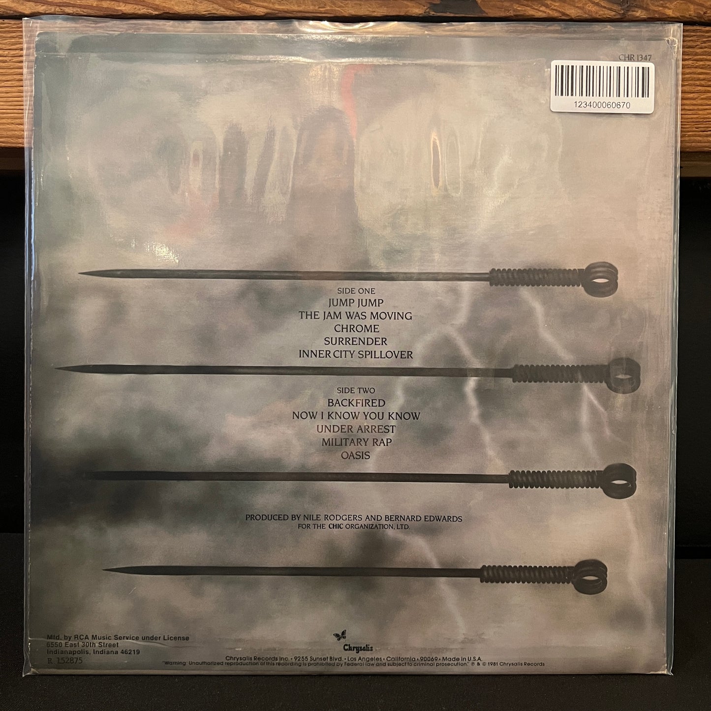 Used Vinyl: Debbie Harry "KooKoo" LP (1981 Press)