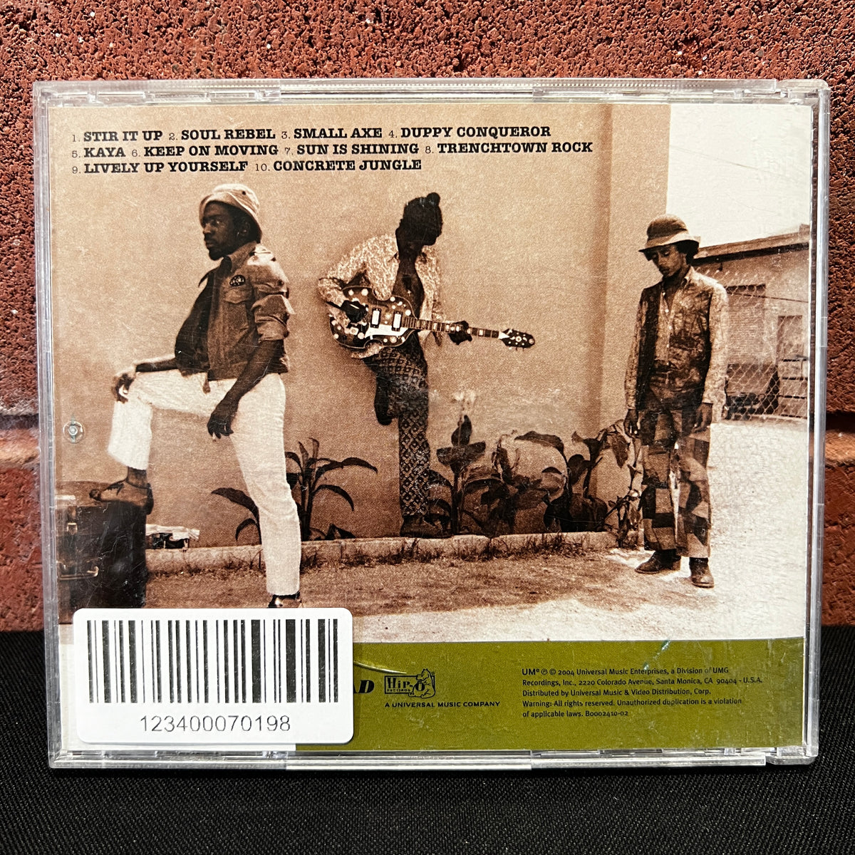 Used CD: Bob Marley & The Wailers "The Best Of Bob Marley & The Wailers" CD
