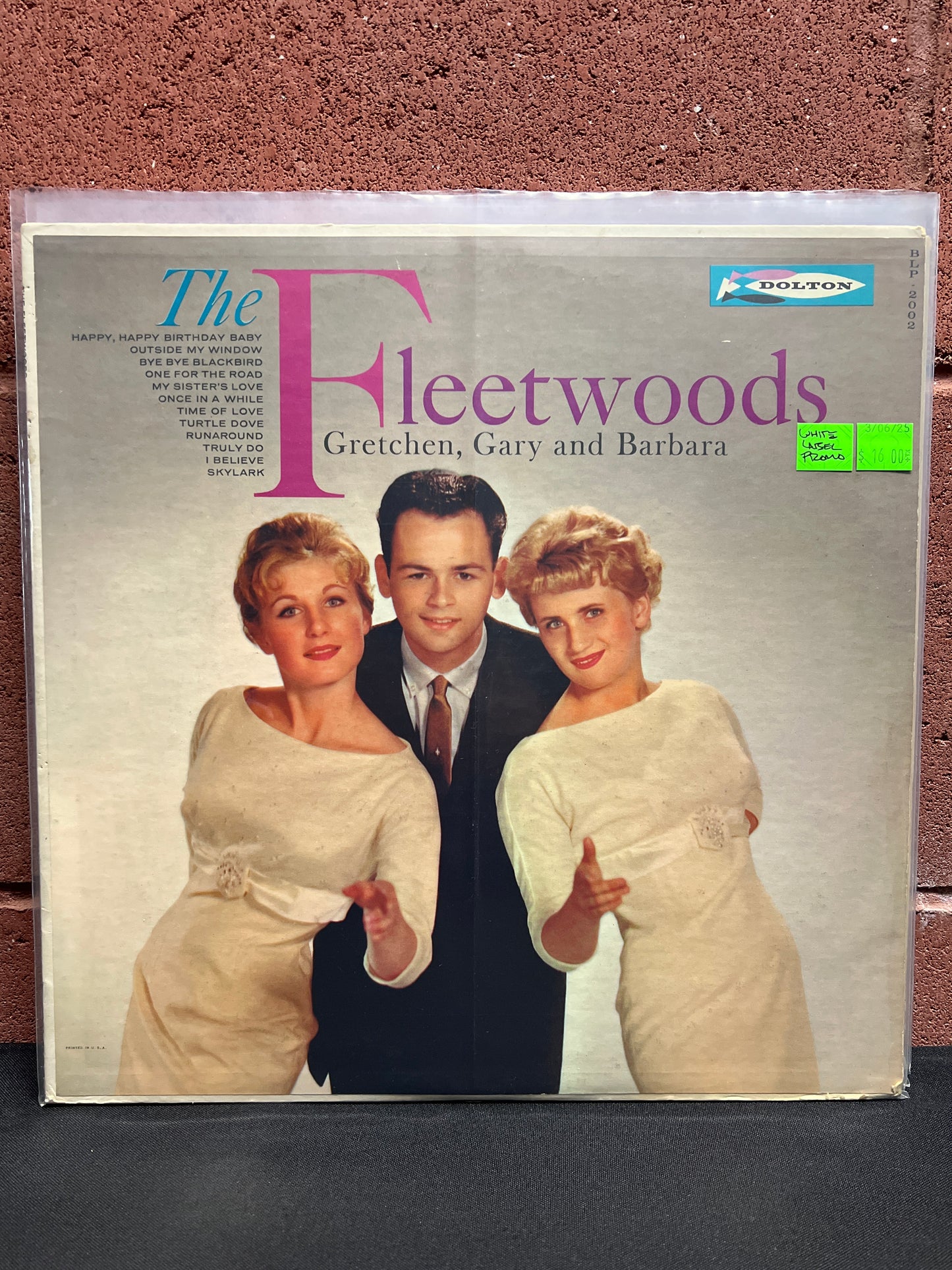 Used Vinyl: The Fleetwoods "S/T" LP (Promo Copy)