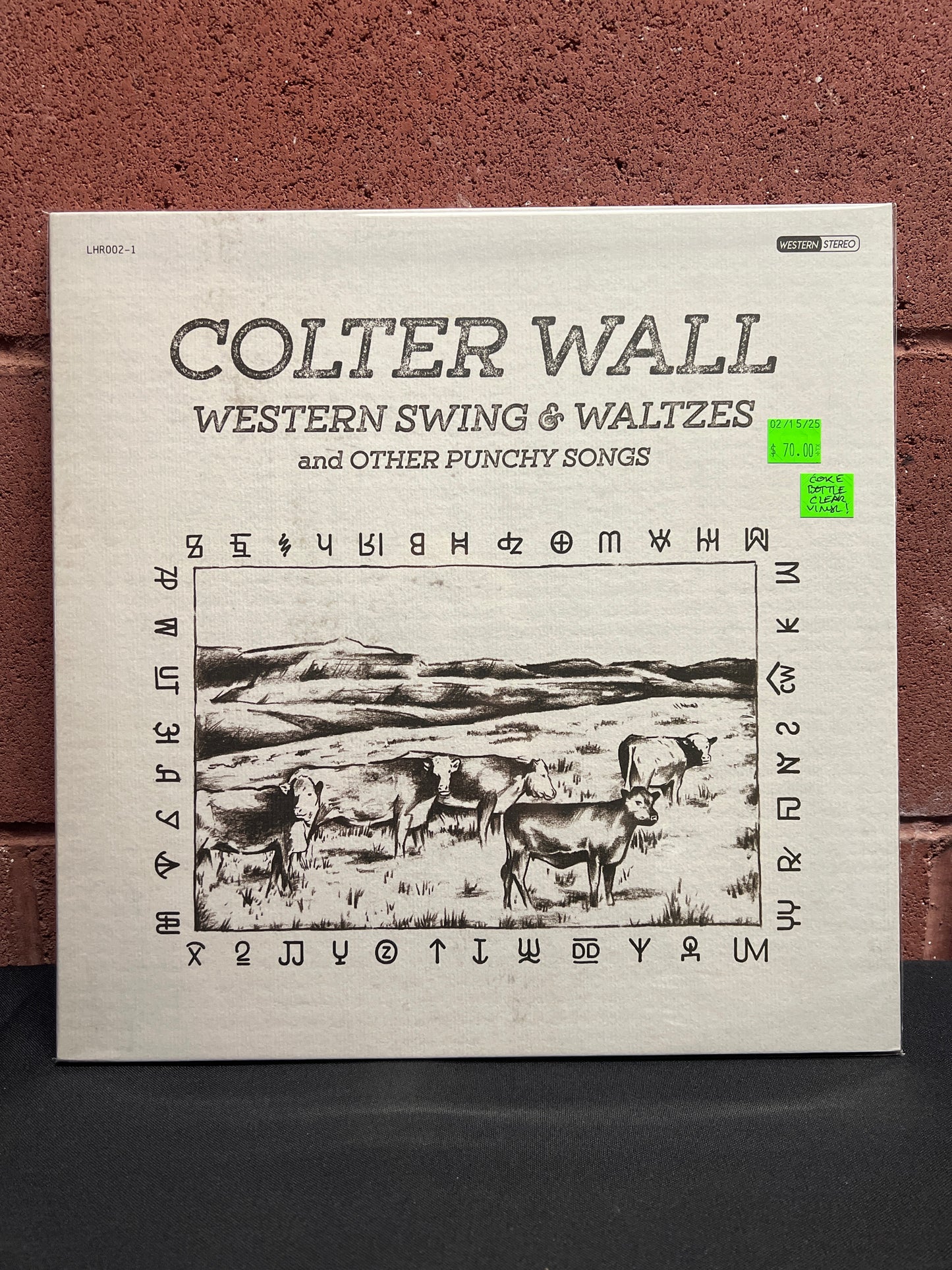 Used Vinyl: Colter Wall "Western Swing & Waltzes And Other Punchy Songs" LP (Coke Bottle Clear)