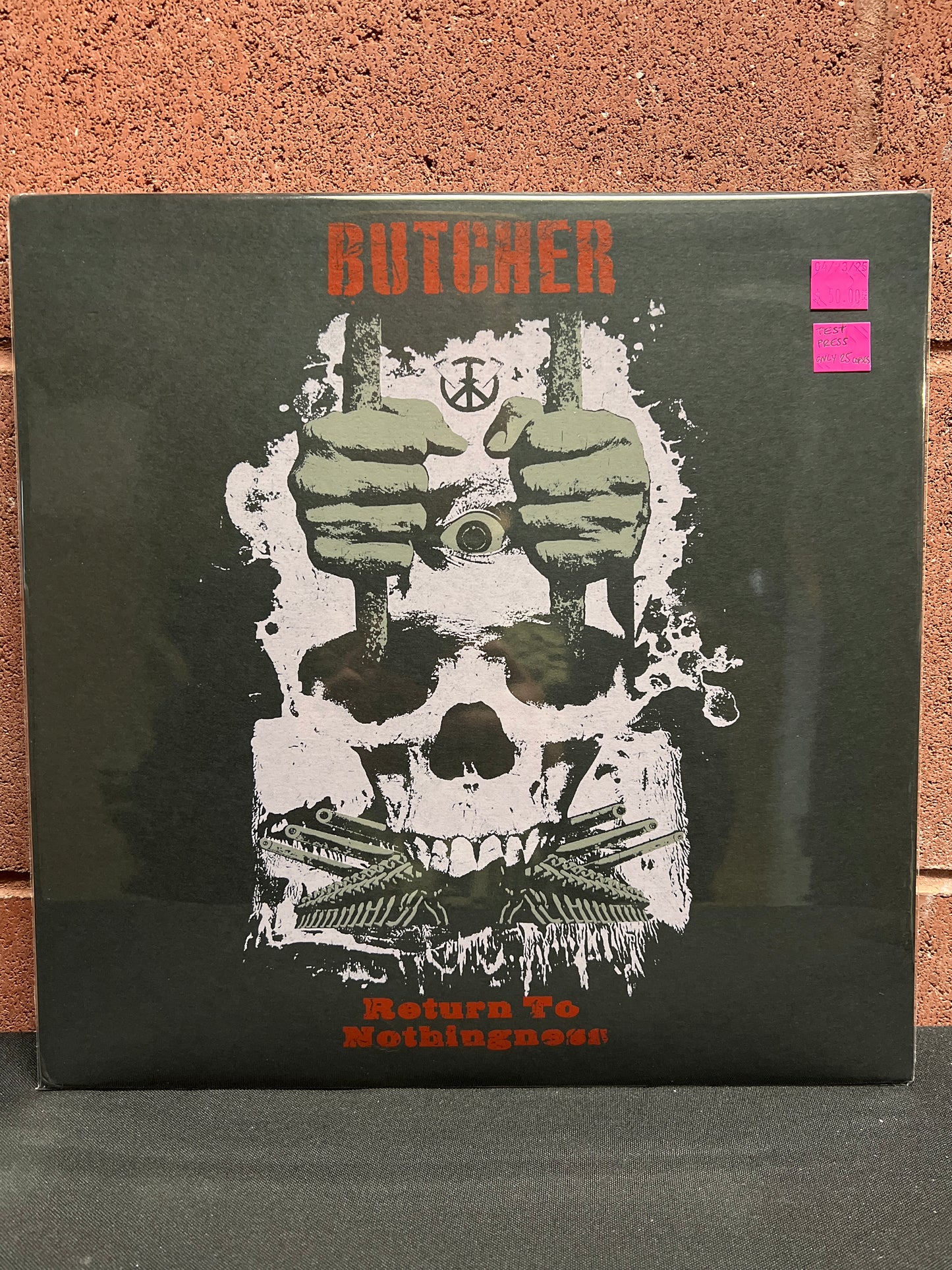 Used Vinyl: Butcher "Return To Nothingness" 12" (Limited Test Pressing)