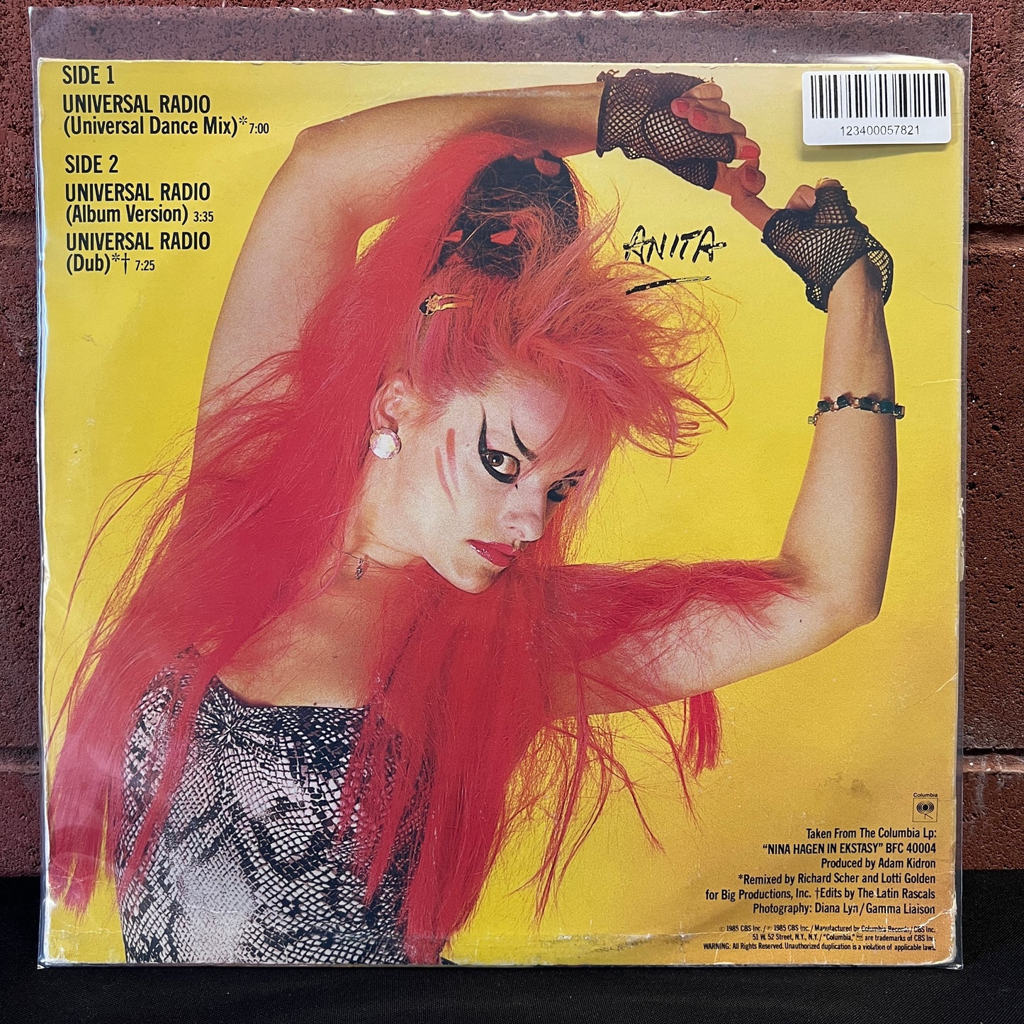Used Vinyl: Nina Hagen "Universal Radio" 12" Single