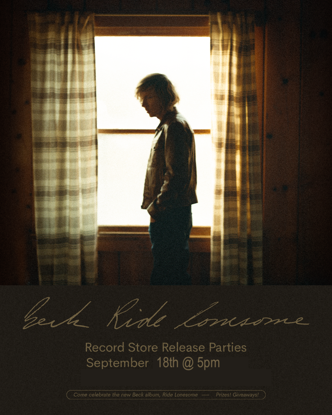 Beck "Ride Lonesome" Listening Party - FRIDAY 9/18 @ 5pm
