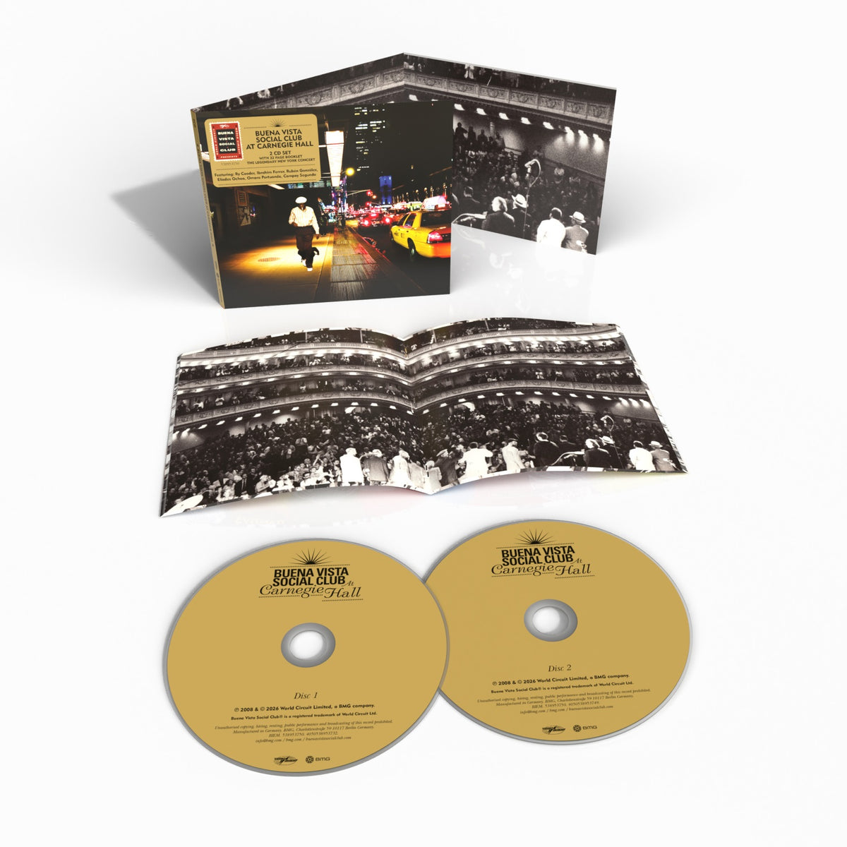 PRE-ORDER: Buena Vista Social Club "Buena Vista Social Club at Carnegie Hall" 2xCD