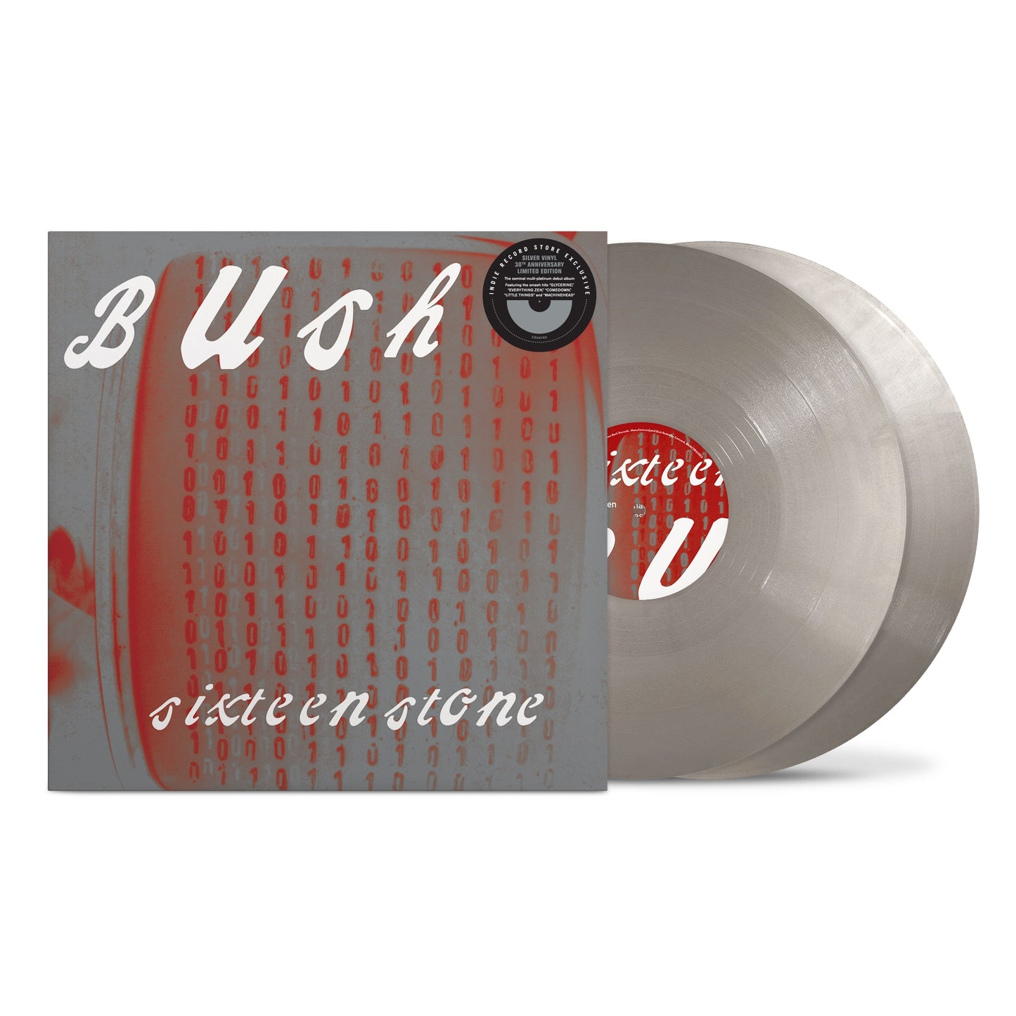 Bush "Sixteen Stone (30th Anniversary Edition)" 2xLP (Silver Vinyl)