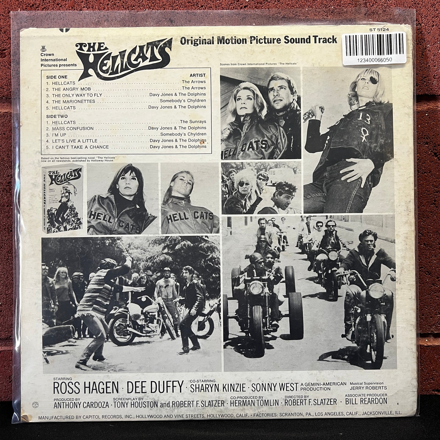 Used Vinyl: V/A - "The Hellcats (Original Motion Picture Sound Track)" LP (1967 Press)