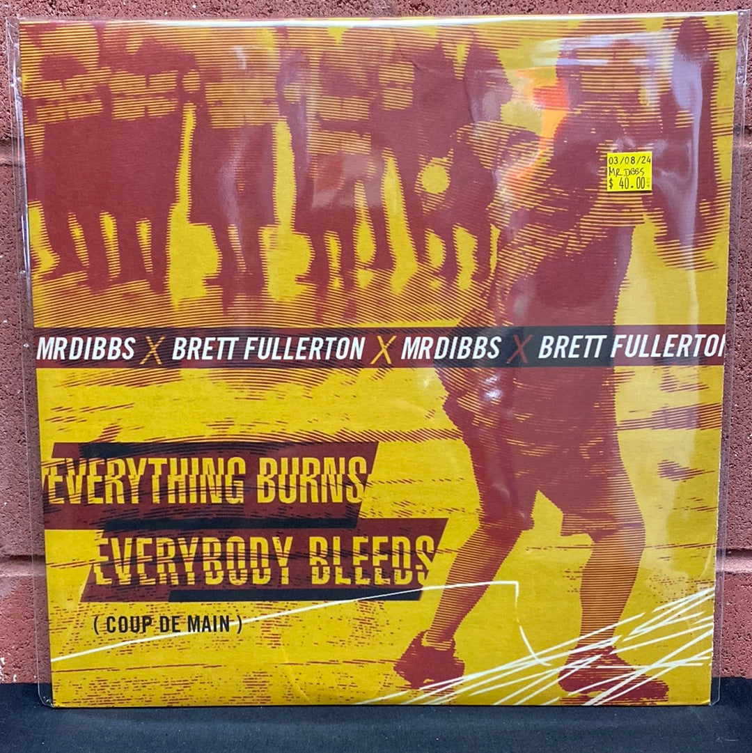 Used Vinyl: Mr. Dibbs, Brett Fullerton "Everybody Burns, Everybody Bleeds" (Marble Vinyl) LP