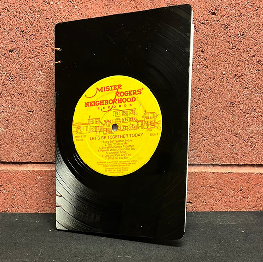 Recycled Vinyl Sketchbook: "Mister Rogers // Walt Disney World"
