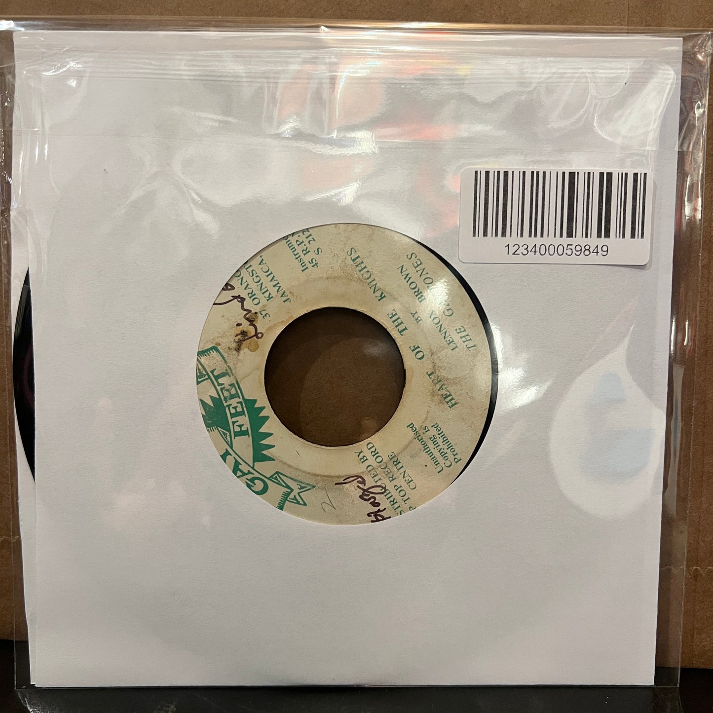 Used Vinyl: Julian / Lennox Brown "Cry To Me / Heart Of The Knights" 7" (1971 Jamaican pressing)