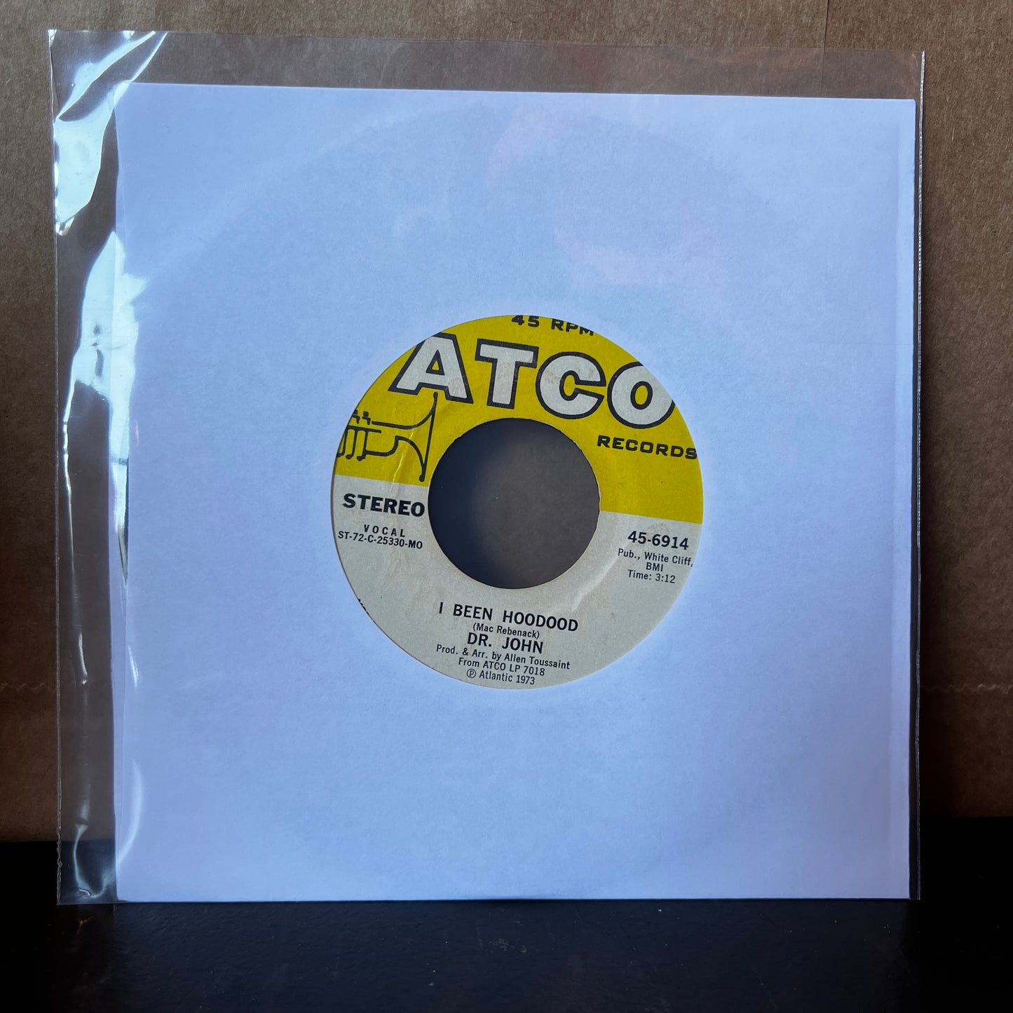 Used Vinyl: Dr. John "Right Place Wrong Time" 7"