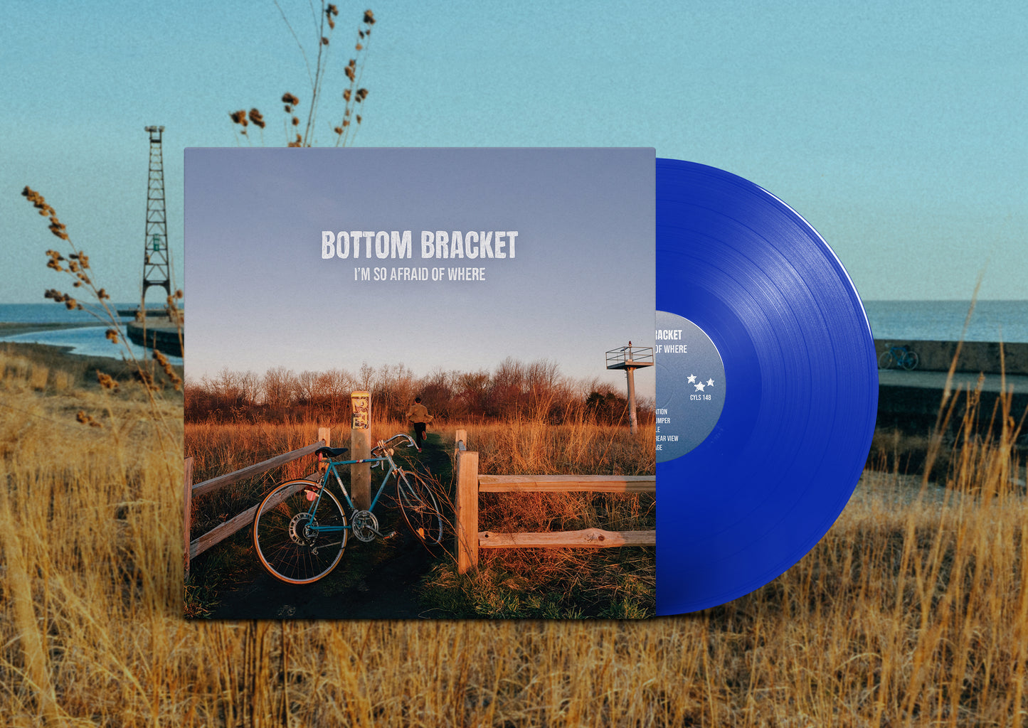 Bottom Bracket "I'm So Afraid Of Where" LP (blue vinyl)