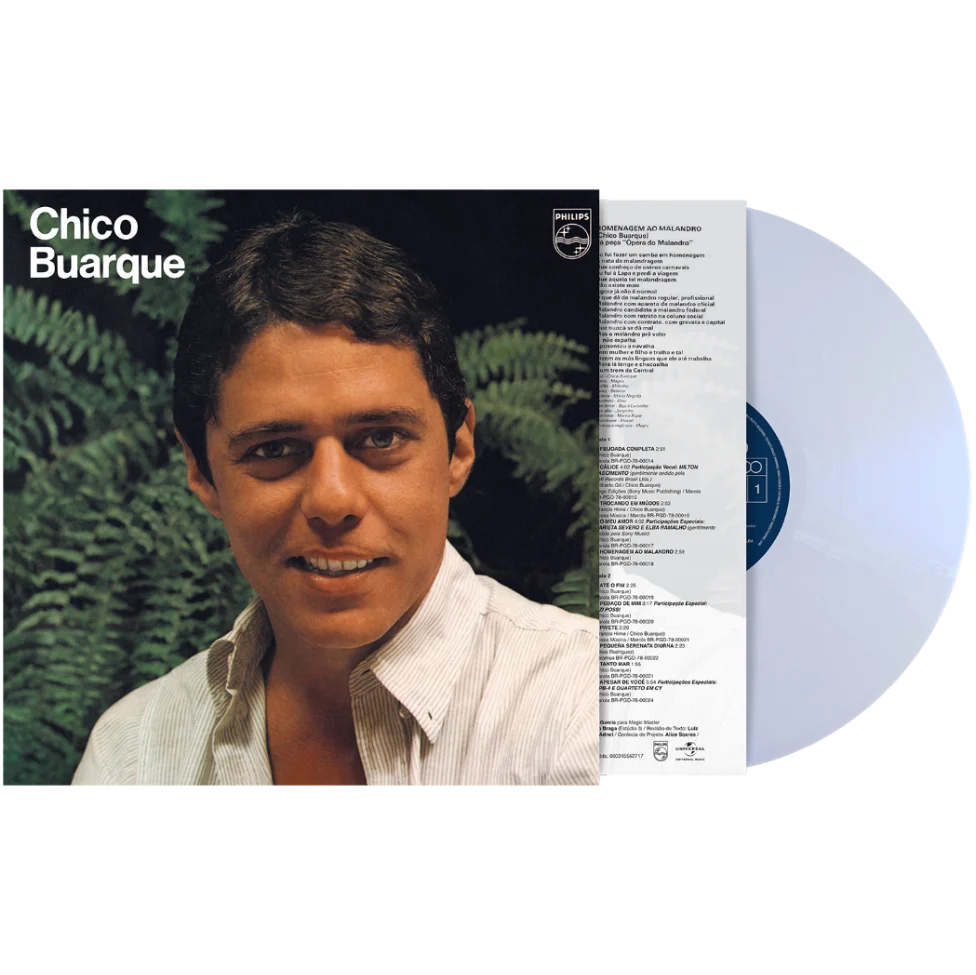 PRE-ORDER: Chico Buarque "S/T (1978)" LP (180g Iridescent White/Blue Vinyl)