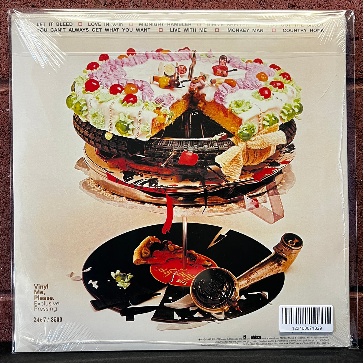 Used Vinyl: Rolling Stones "Let It Bleed" LP (2019 50th Anniv. Press - Coke Bottle Clear Vinyl - Sealed)