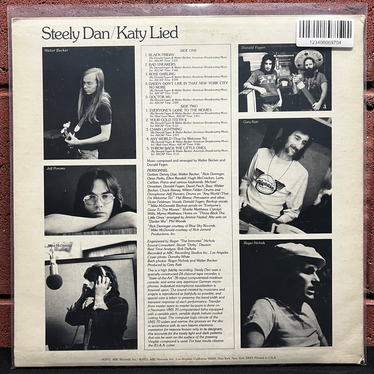Used Vinyl: Steely Dan "Katy Lied" LP