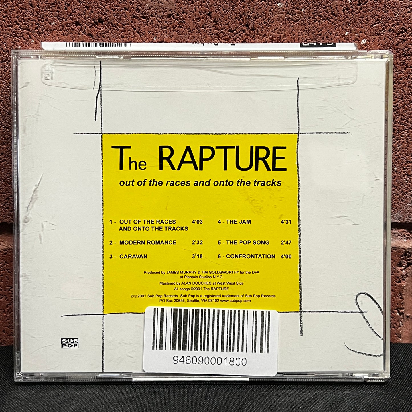 Used CD: The Rapture "Out Of The Races And Onto The Tracks" CD (2001 US Press)