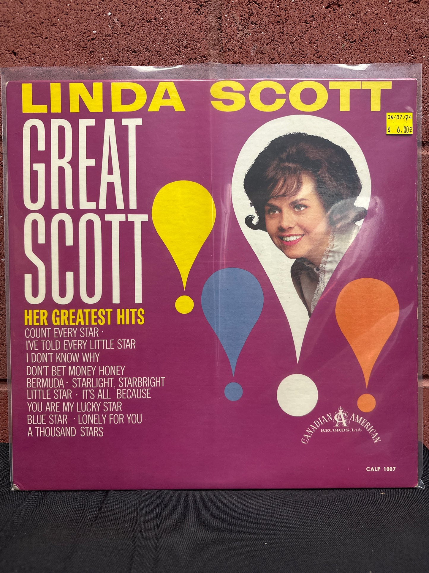 Used Vinyl: Linda Scott "Great Scott!: Her Greatest Hits" LP