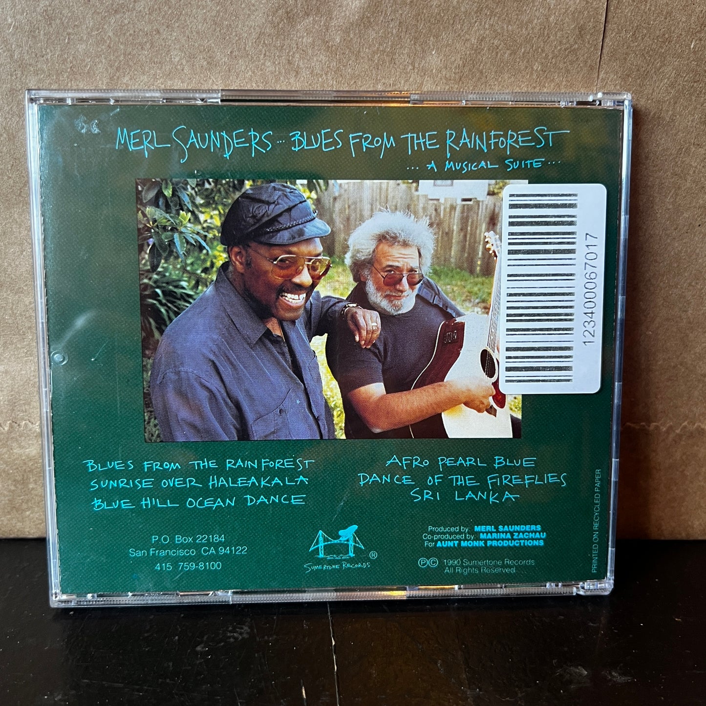 Used CD: Merl Saunders "Blues From The Rainforest: A Musical Suite" CD