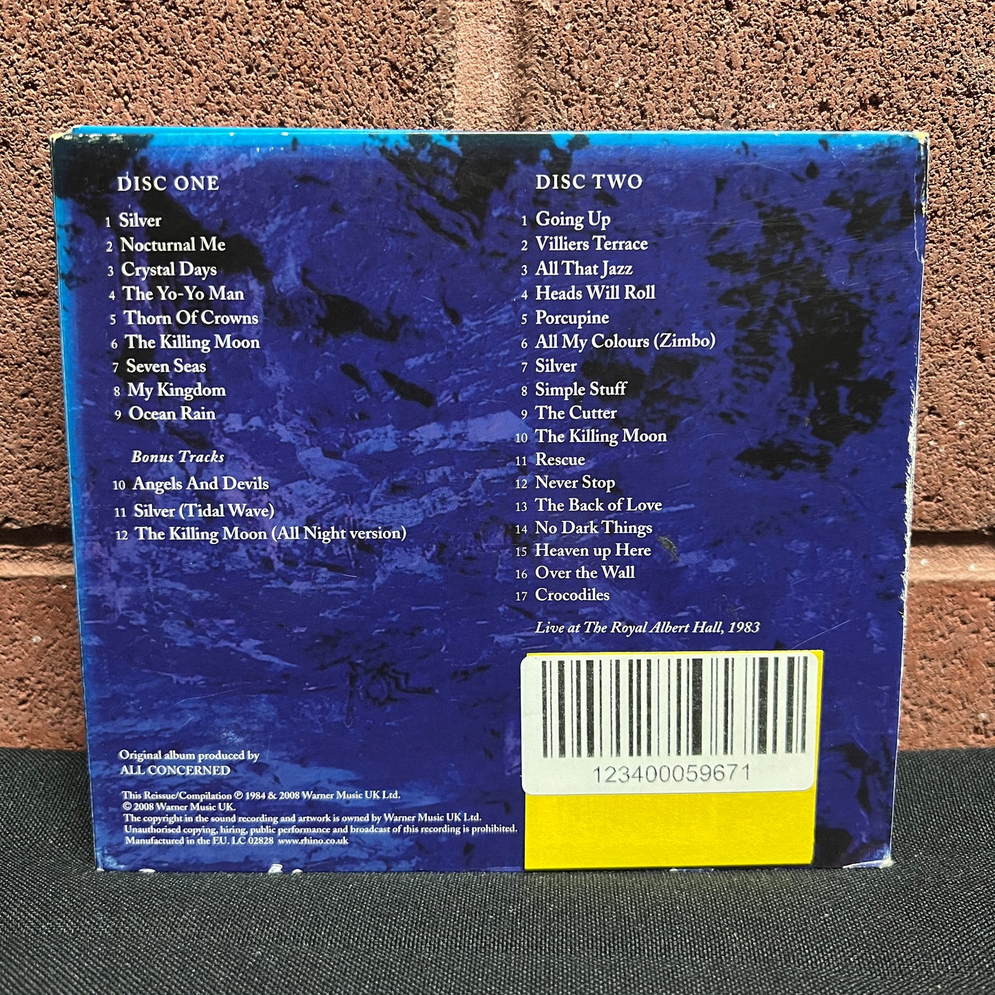 Used CD: Echo and the Bunnymen "Ocean Rain" 2xCD (2008 Collector's Edition)