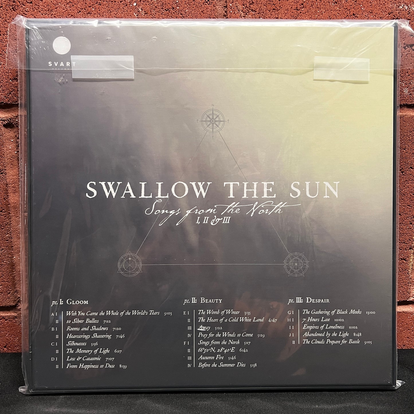Used Vinyl: Swallow The Sun "Songs From The North I, II & III" 5xLP Box Set (2024 Press - Orange Vinyl)