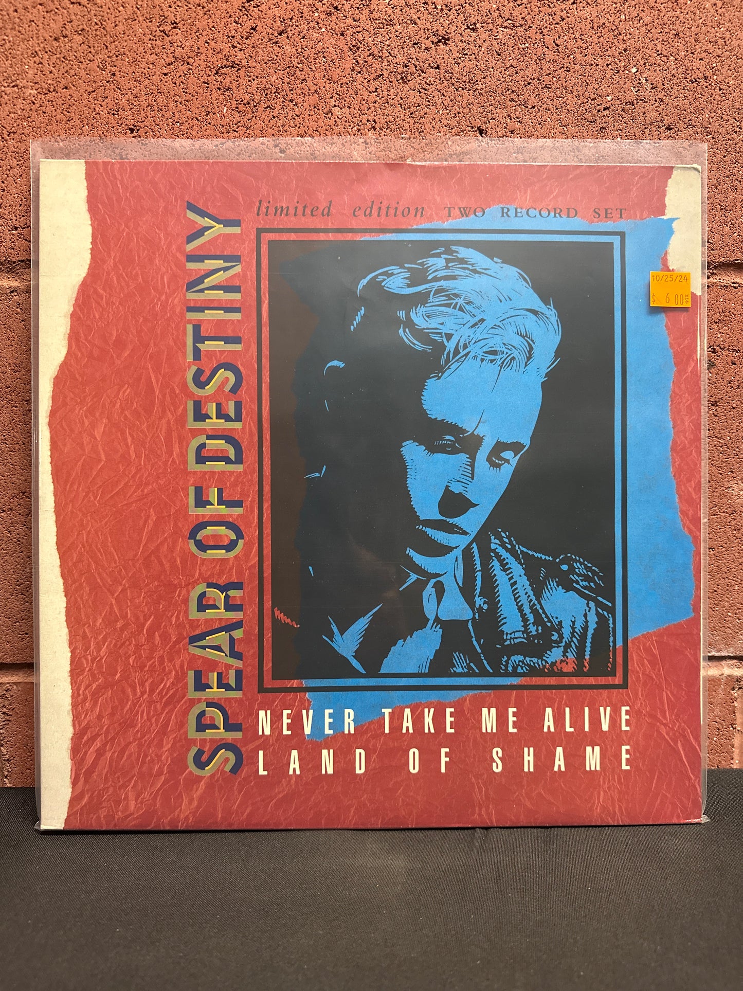 Used Vinyl: Spear Of Destiny "Never Take Me Alive / Land Of Shame" 2x12"