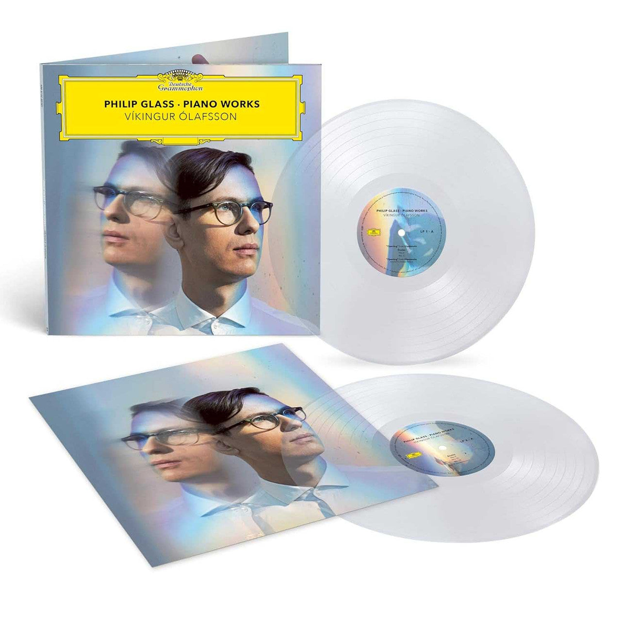 Vikingur Olafsson "Philip Glass: Piano Works" 2xLP (Crystal Clear Vinyl)