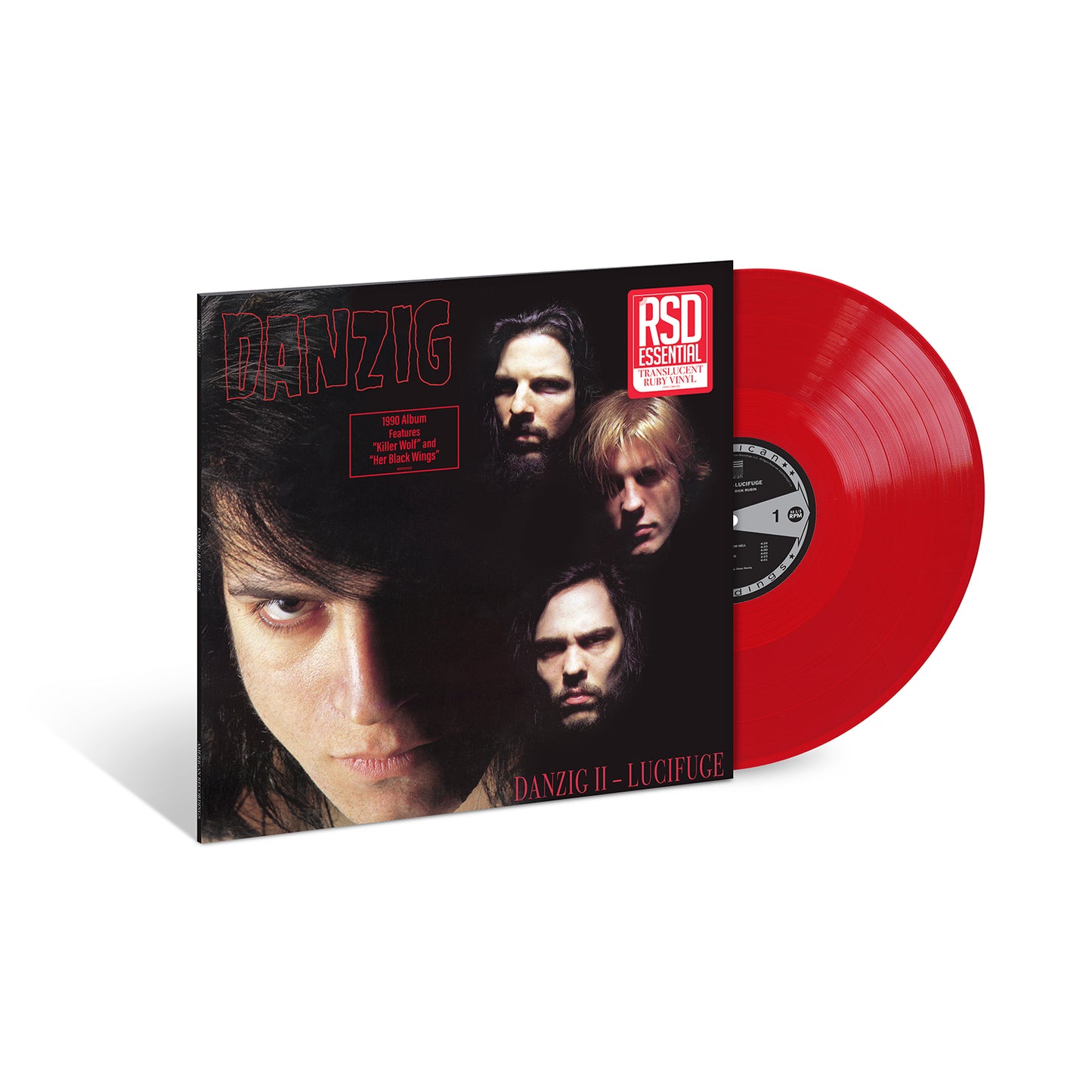 PRE-ORDER: Danzig "Danzig II - Lucifuge" LP (Ruby Red Color Vinyl RSD Essentials Edition)