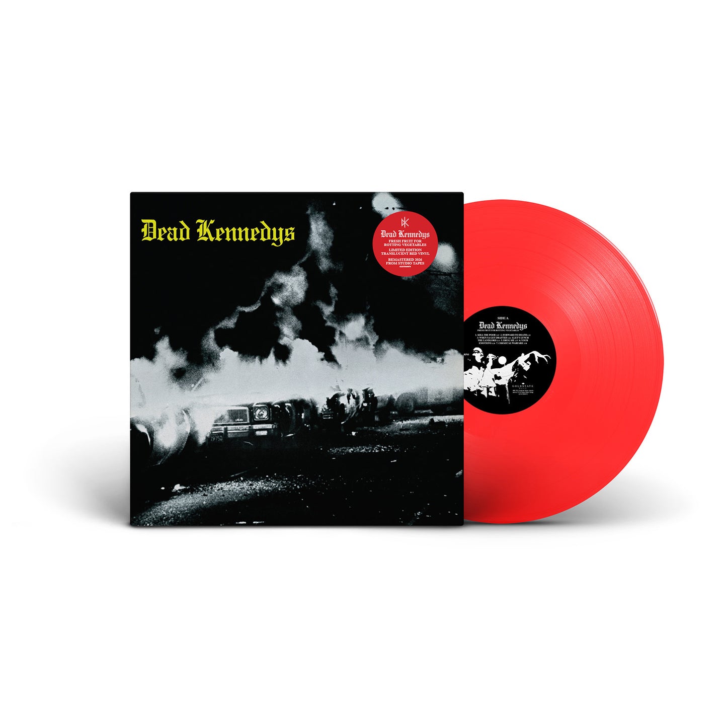 PRE-ORDER: Dead Kennedys "Fresh Fruit for Rotting Vegetables (2026 Remaster)" LP (Indie Exclusive Red Vinyl)