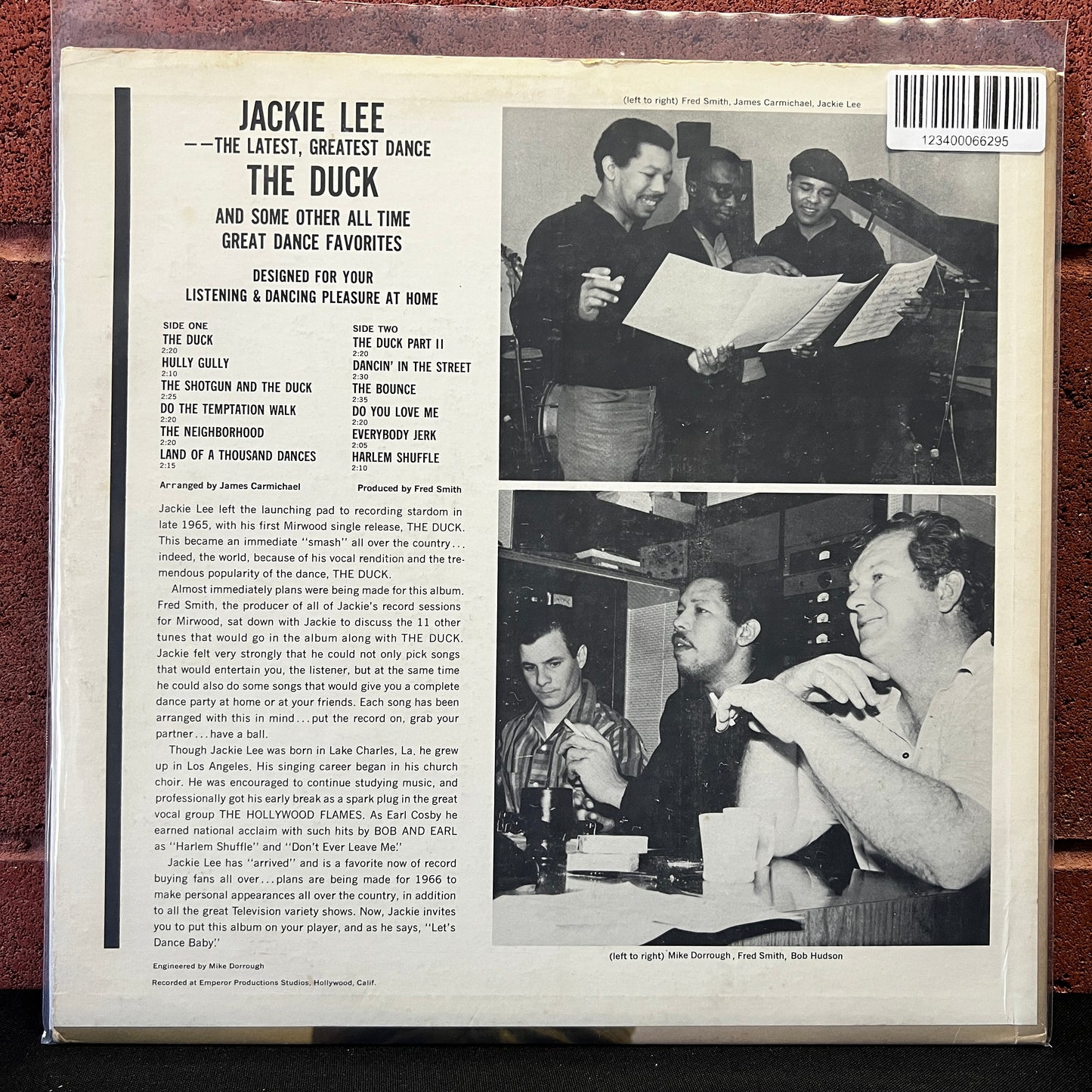 Used Vinyl: Jackie Lee "The Duck" LP (1966 Mono Press)
