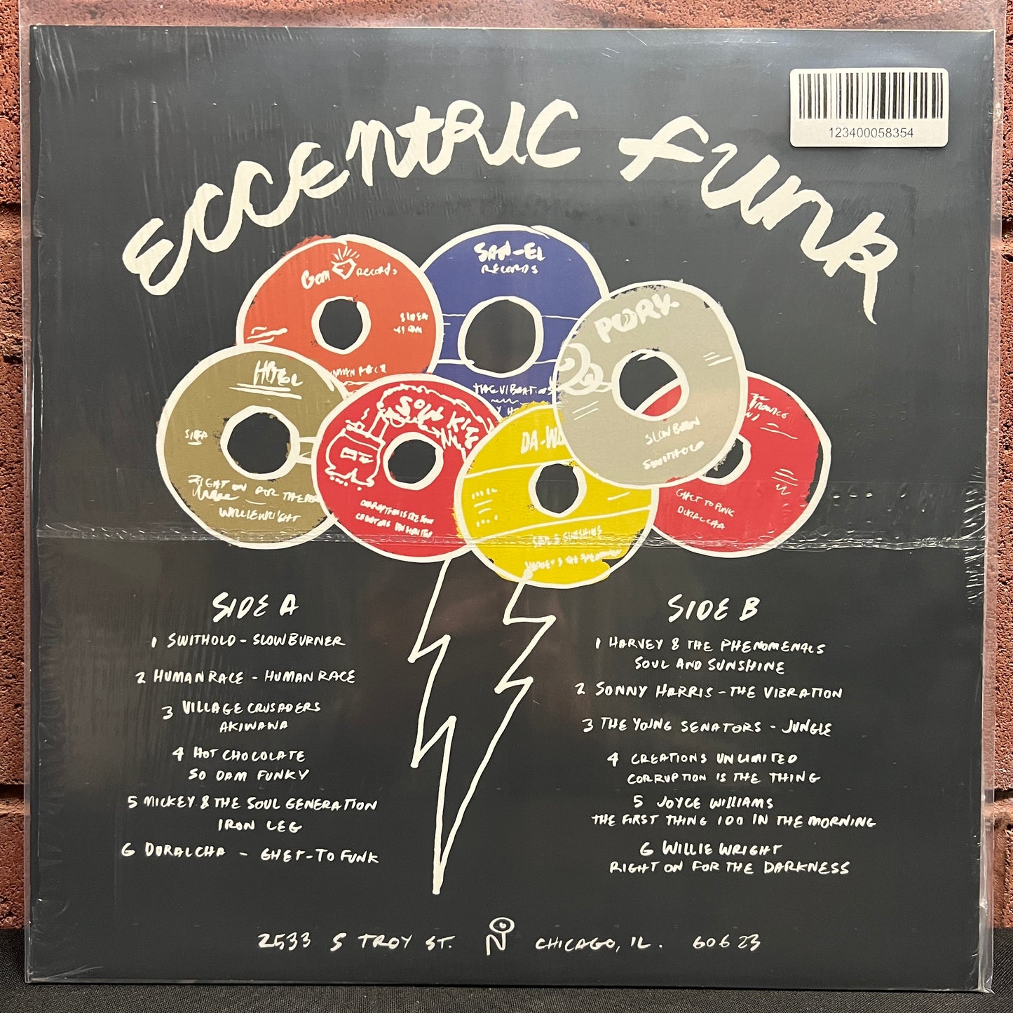 Used Vinyl: Various Artists "Eccentric Funk" LP (Green vinyl)