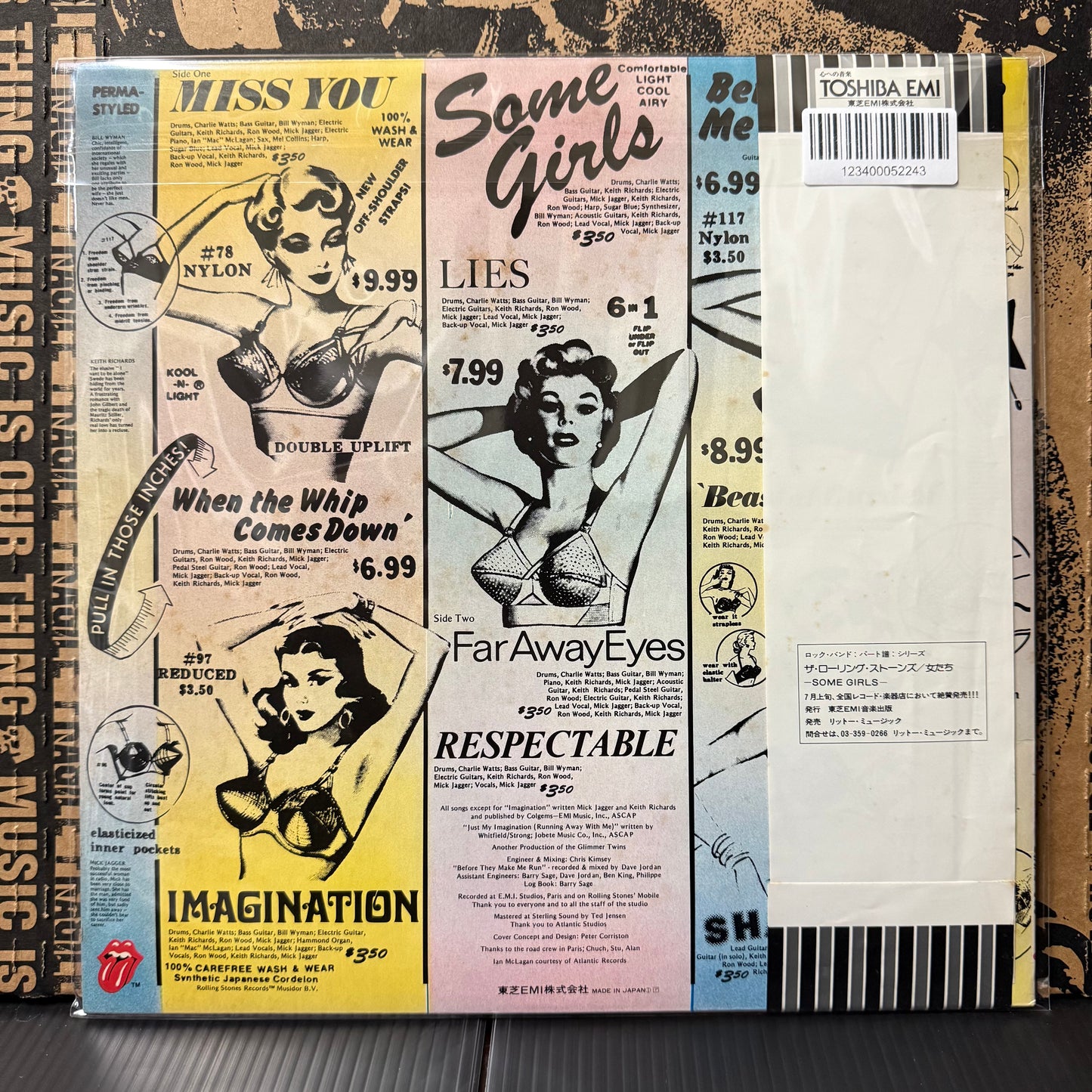 Used Vinyl: The Rolling Stones "Some Girls" LP (First Japanese Press w/ Red & Black Logo)