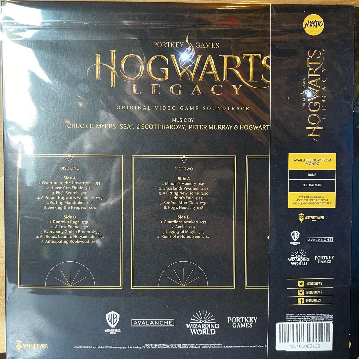 Used Vinyl: Chuck E. Myers, J Scott Rakozy & Peter Murray "Hogwarts Legacy (Original Video Game Soundtrack)" 2xLP (2023 Press - Gold Vinyl)