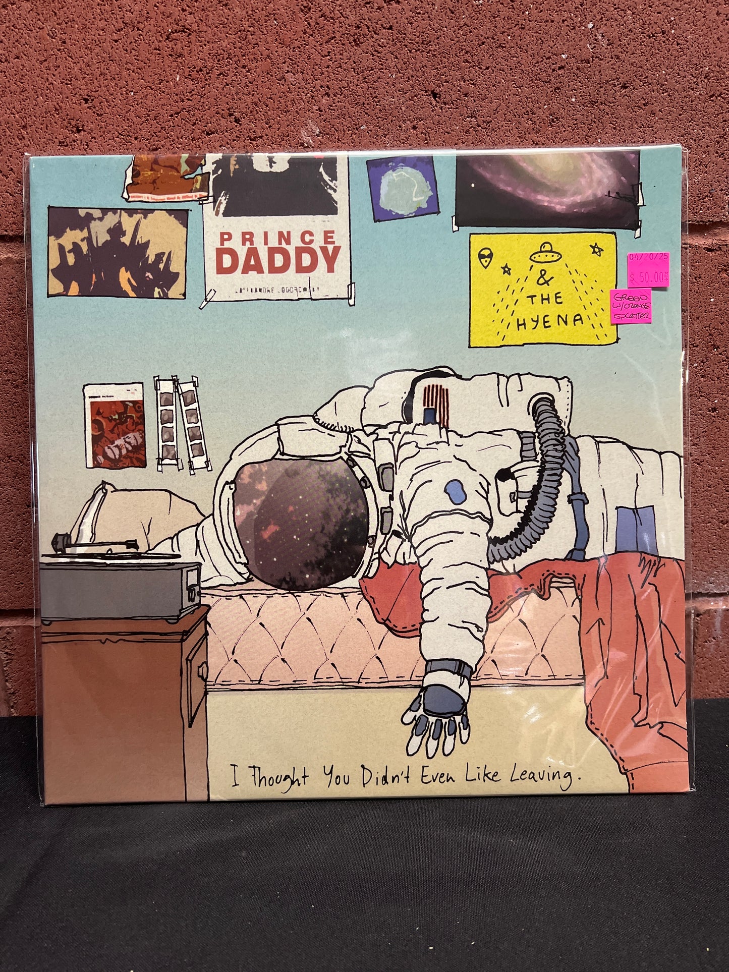 Used Vinyl: Prince Daddy & The Hyena "I Thought You Didn't Even Like Leaving." LP (Green With Orange Splatter Vinyl)