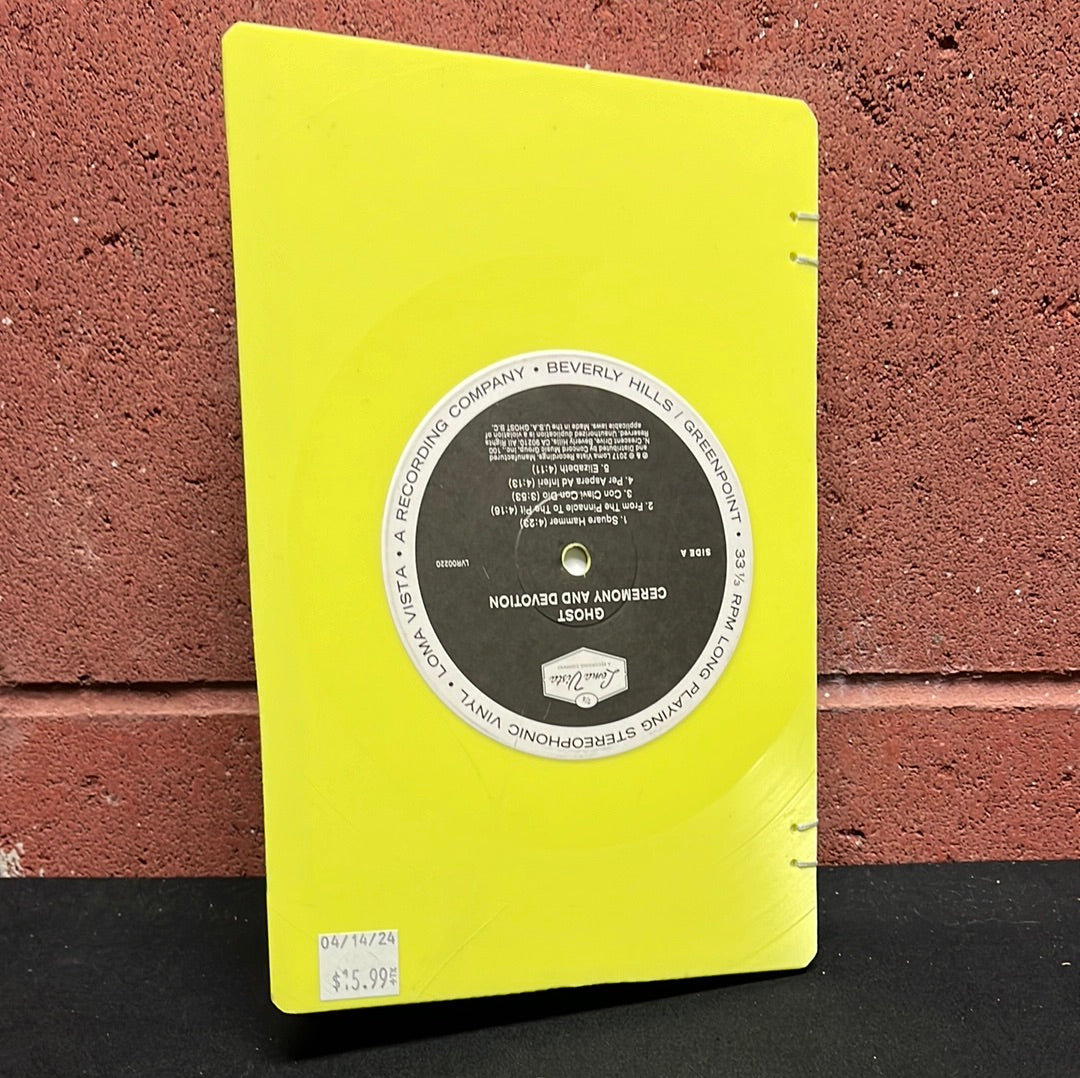 Recycled Vinyl Sketchbook: "GHOST"