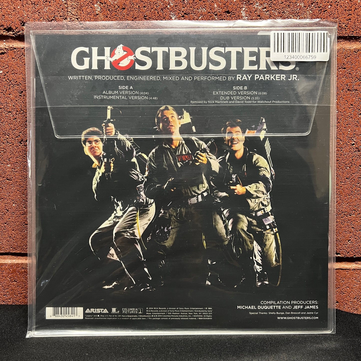 Used Vinyl: Ray Parker Jr. "Ghostbusters" 10" (2014 Press - Glow In The Dark Vinyl)