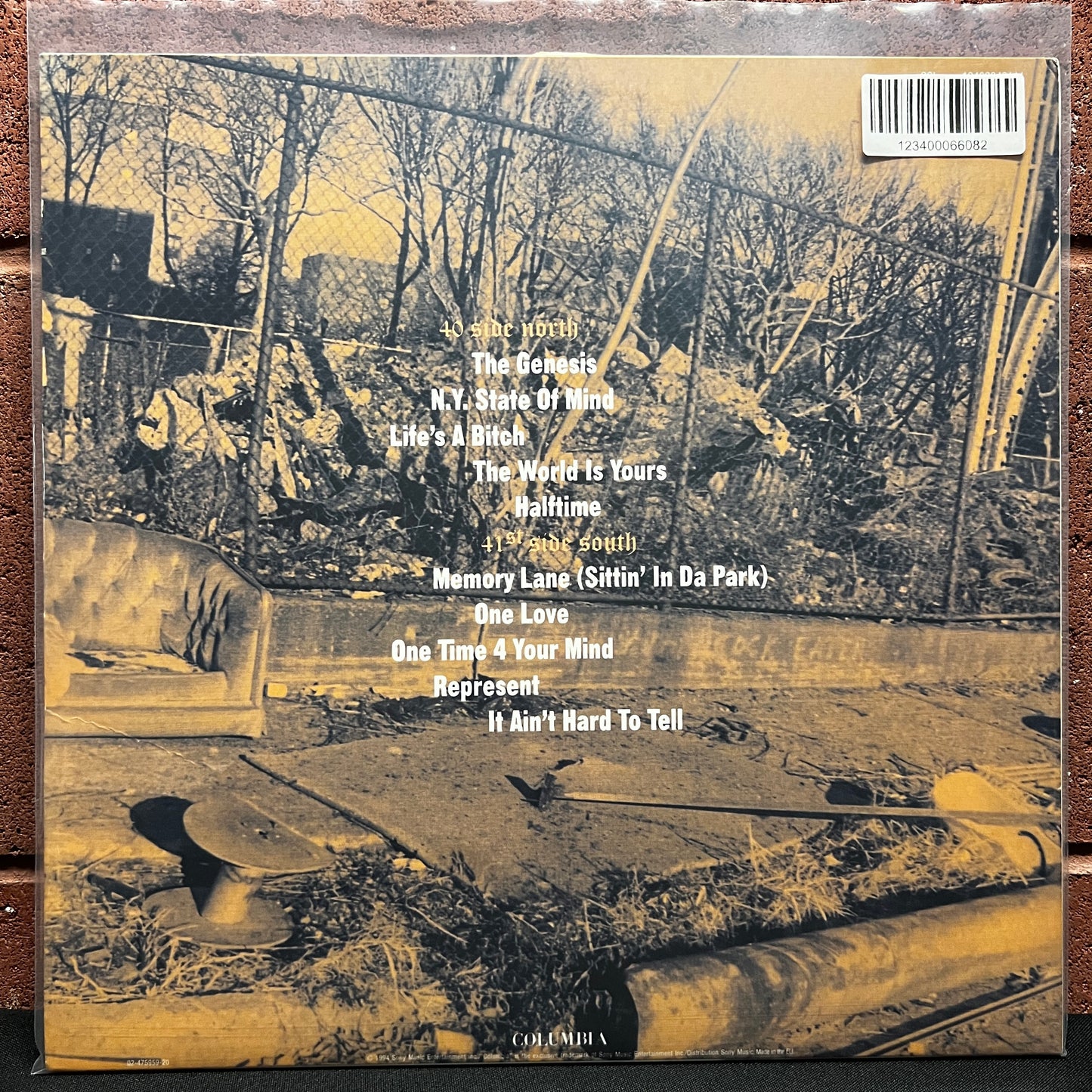 Used Vinyl: Nas "Illmatic" LP (2021 Euro Press - Clear Vinyl)