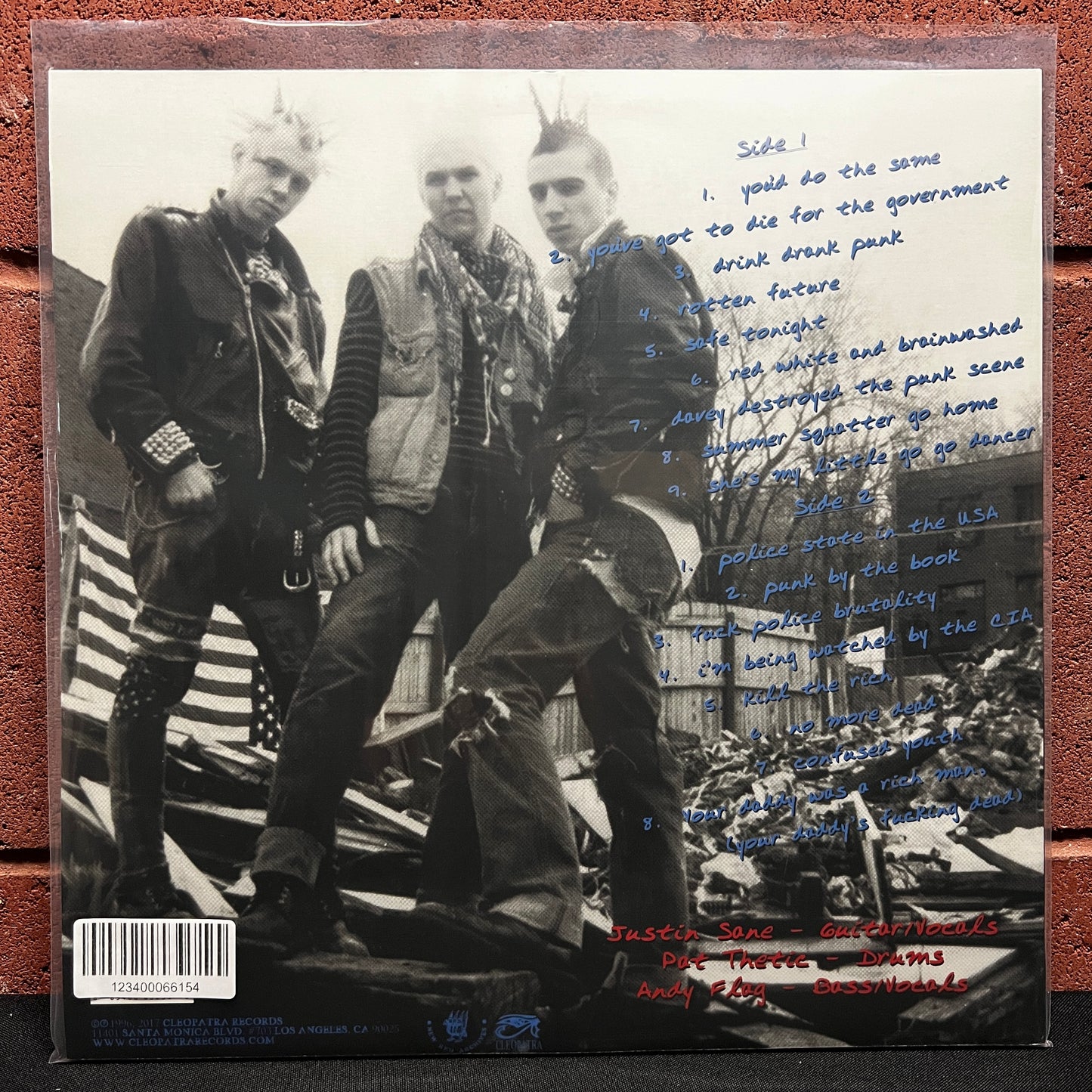 Used Vinyl: Anti-Flag "Die For The Government" LP (2017 Press - Red Vinyl)