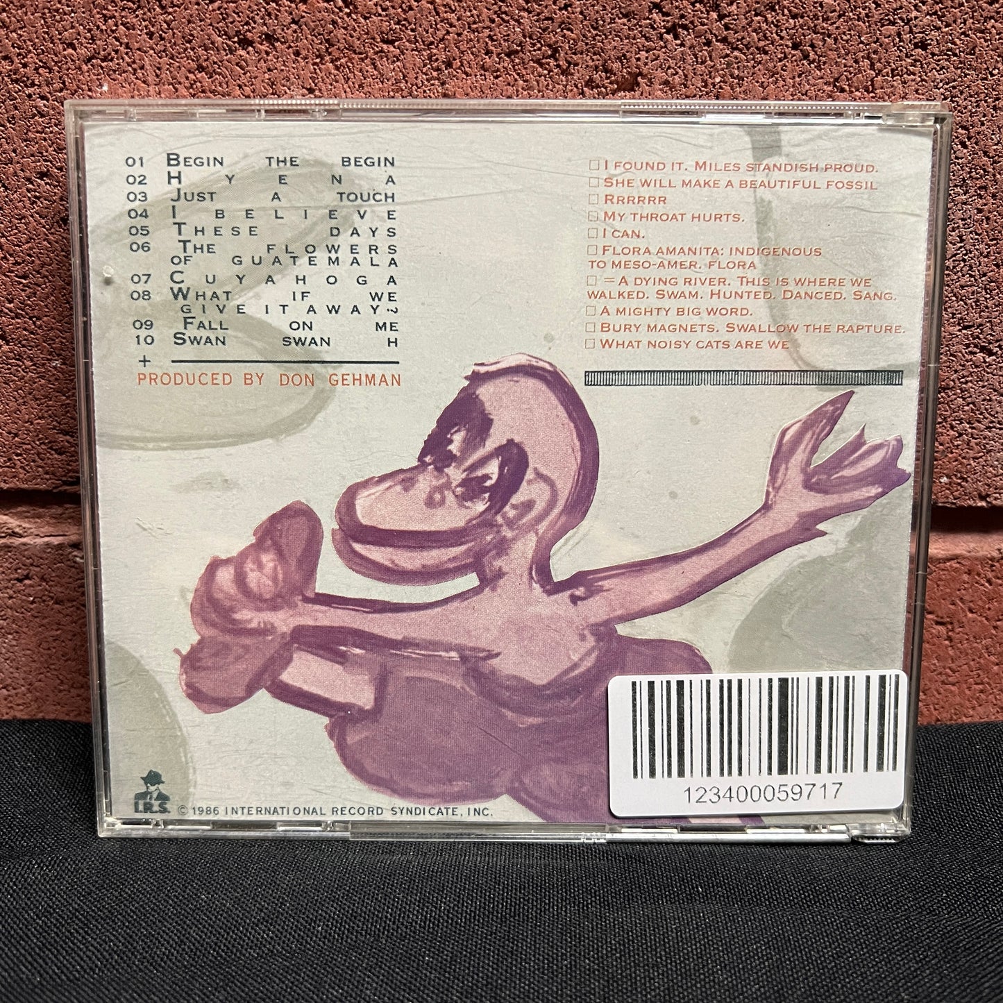 Used CD: R.E.M. "Life's Rich Pageant" CD (Green disc)