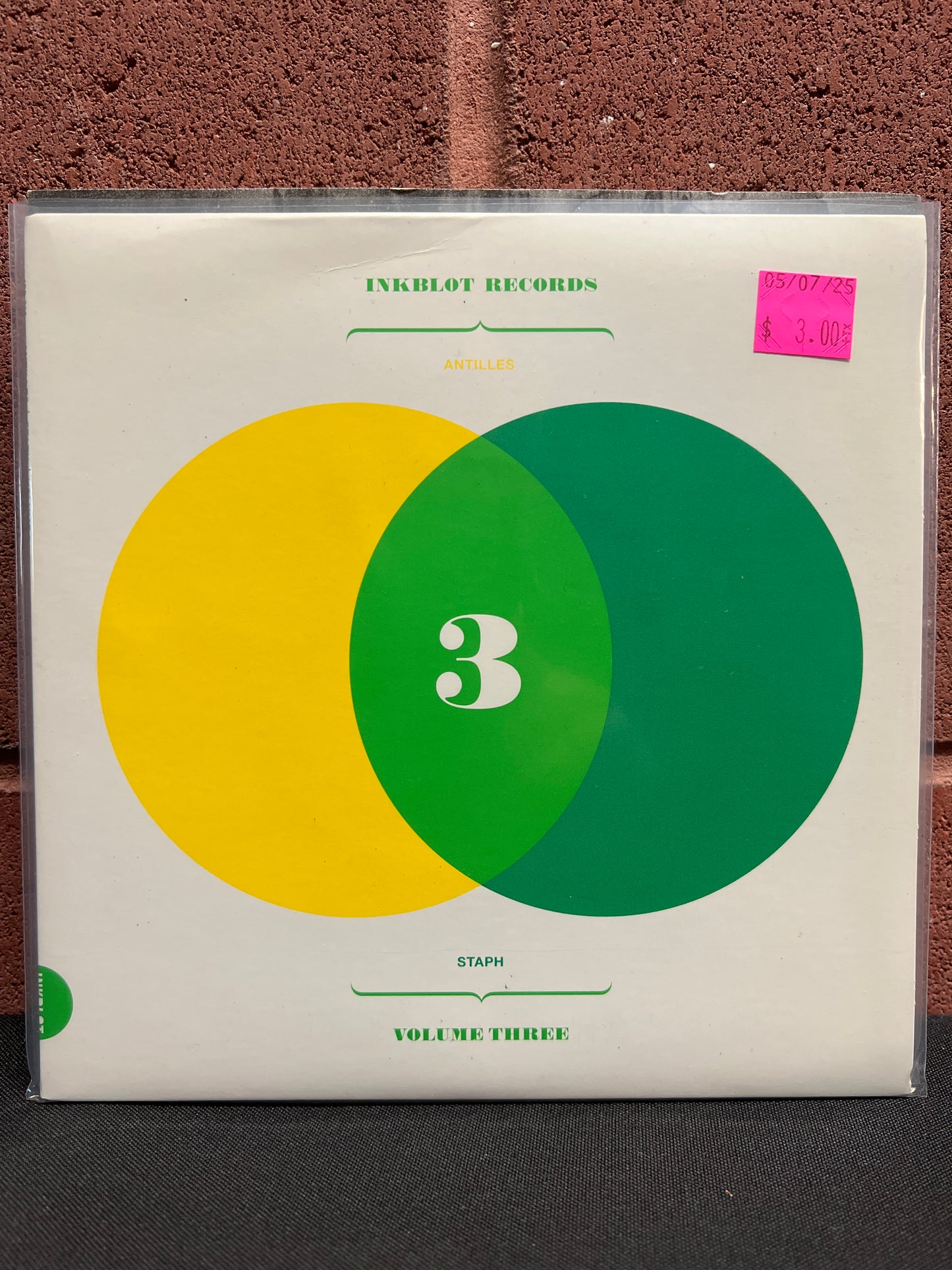 Used Vinyl: Antilles / Staph "Volume Three" 7" (White vinyl)