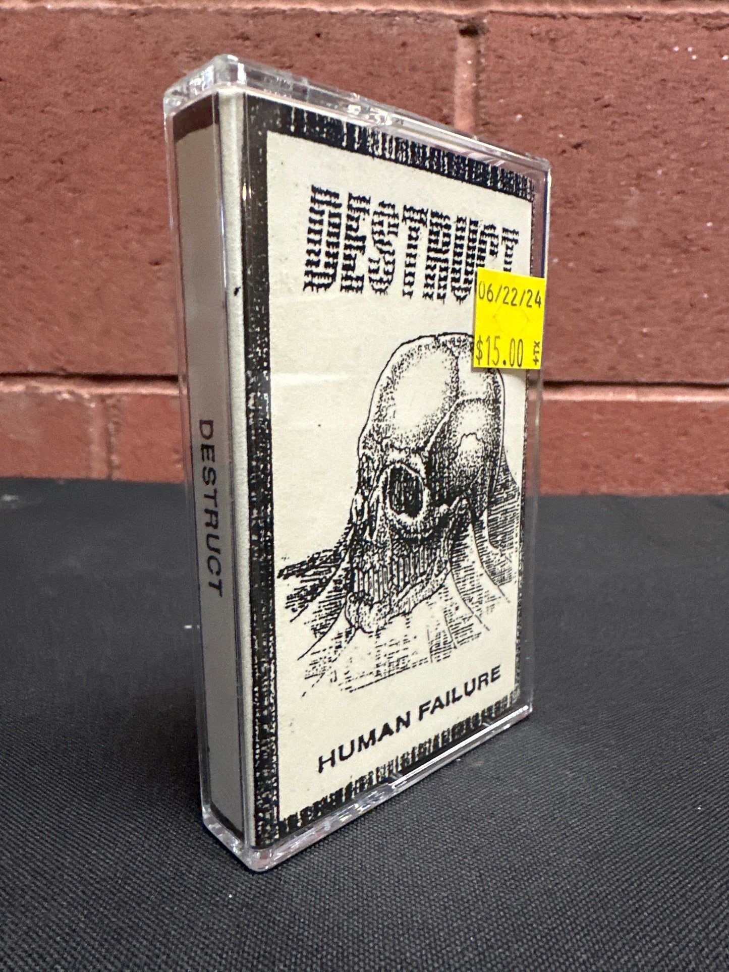 USED CASSETTE: Destruct "Human Failure" Cassette