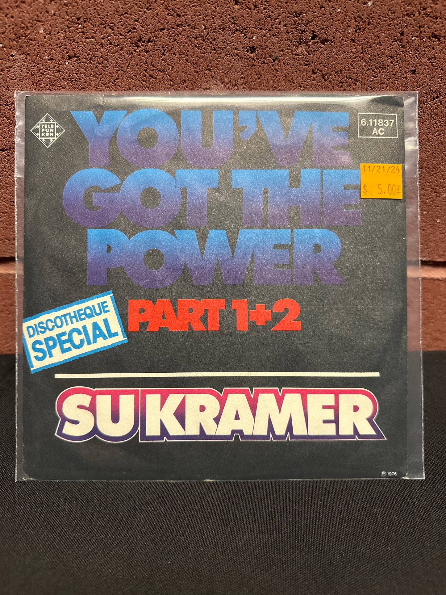 Used Vinyl: Su Kramer "You've Got The Power" 7"