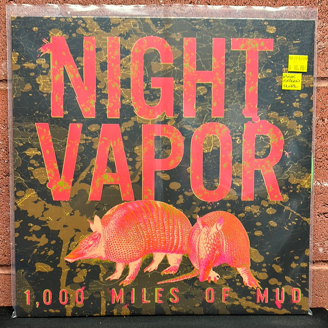 Used Vinyl: Night Vapor "1.000 Miles Of Mud" LP (Green and pink swirl)