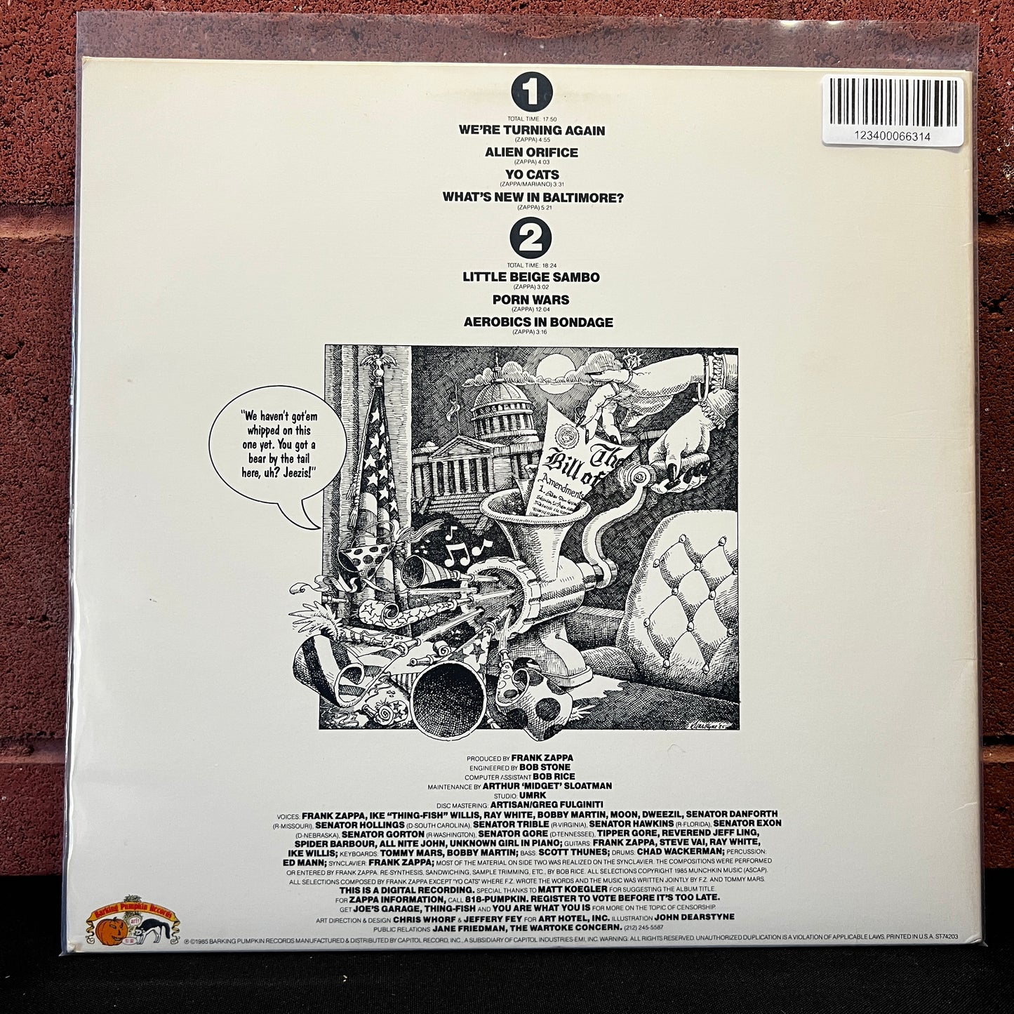 Used Vinyl: Frank Zappa "Meets The Mothers Of Prevention" LP (1985 Press)