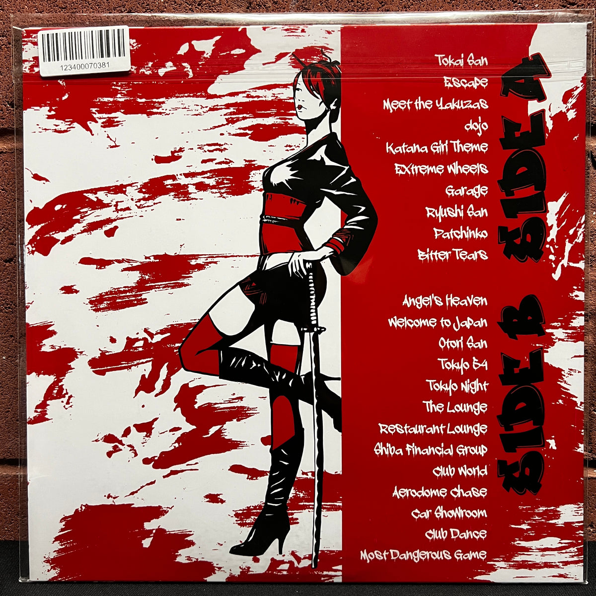 Used Vinyl: Tom Salta "Redsteel Original Video Game Soundtrack" LP (2025 Press - Red Splatter Vinyl)