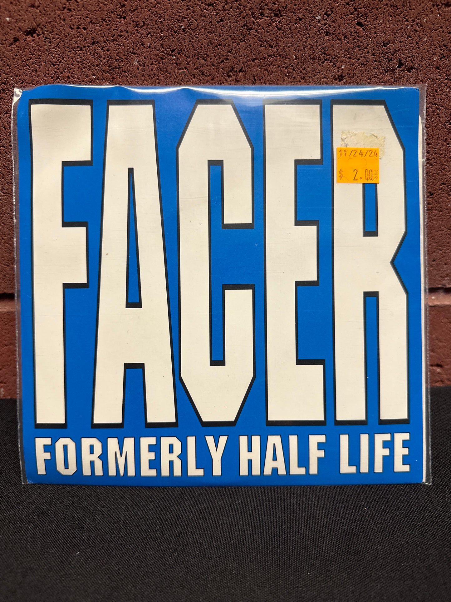 Used Vinyl: Facer "Formerly Half Life" 7"