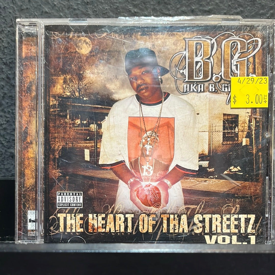 USED DISC: B.G. AKA B. Gizzle “The Heart Of Tha Streetz Vol. 1” CD